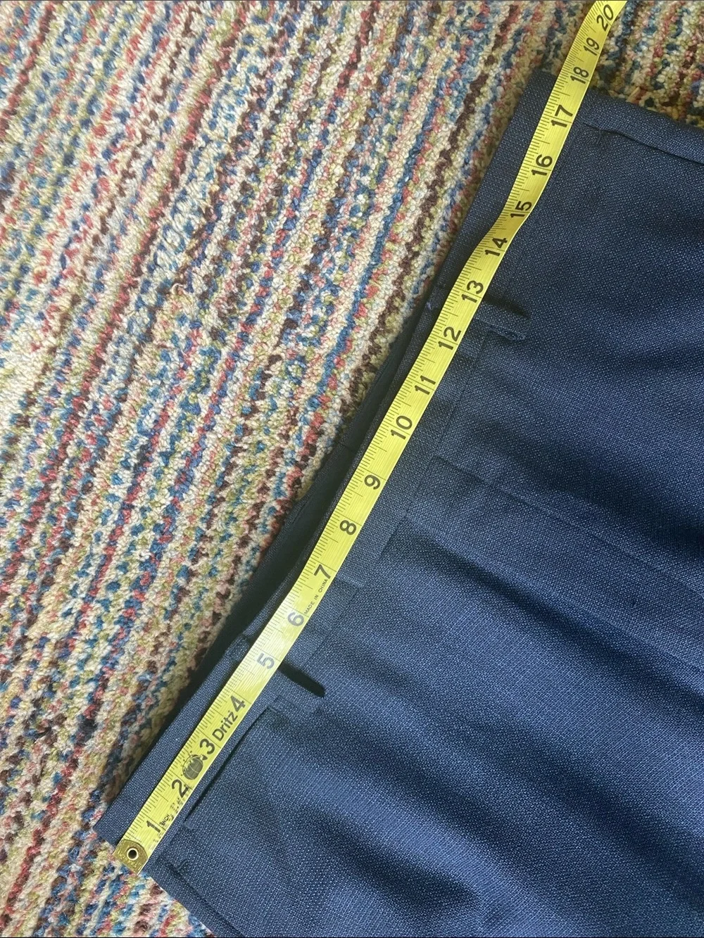 Banana Republic Marzotto Navy Modern Slim Fit Dress Pants in Wool 34x30
